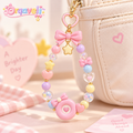 Orqaveli™ Sweet Pastel Beaded Bag Charm &amp; Keychain
